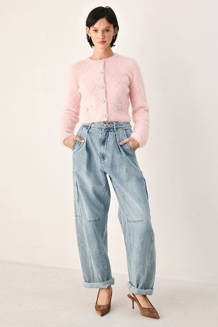 Weekends in the City Washed Denim Pants from KADOU Boutique