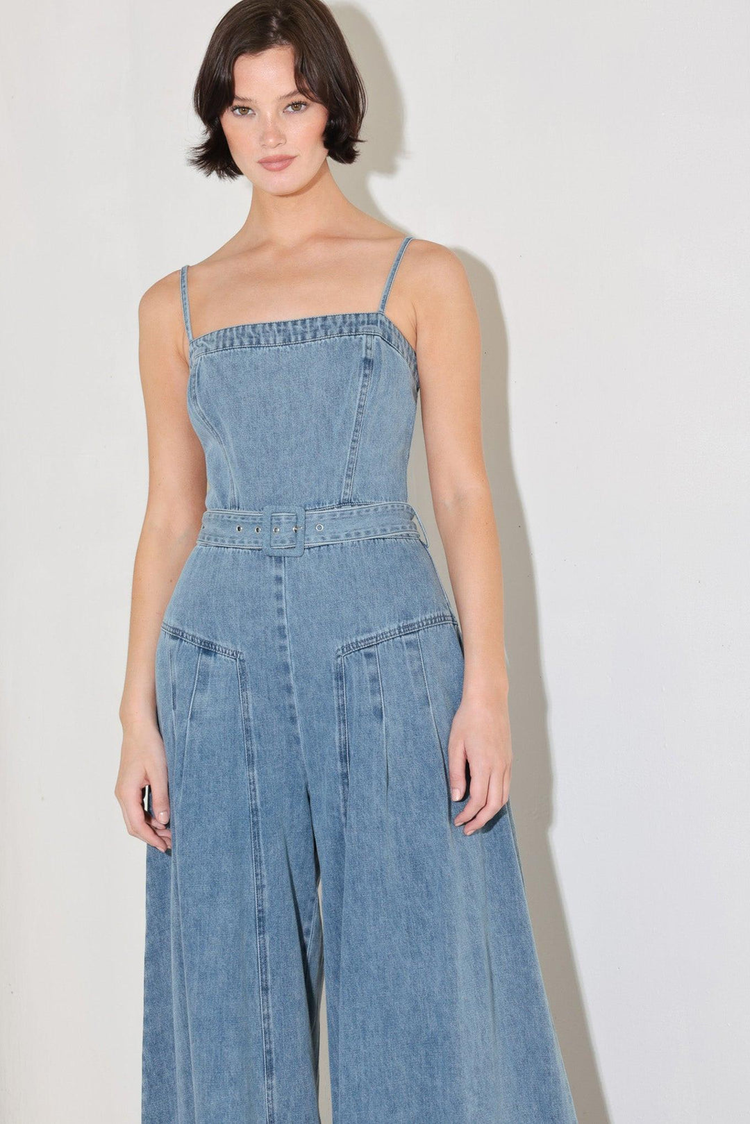 Preorder Coastal Confidence Denim Jumpsuit from KADOU Boutique