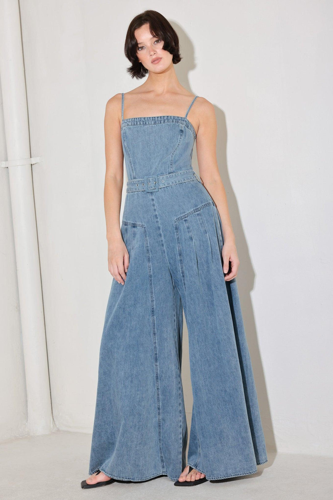Preorder Coastal Confidence Denim Jumpsuit from KADOU Boutique