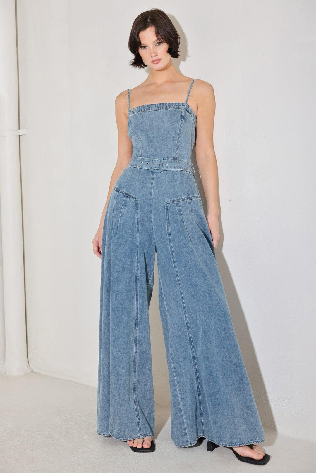 Preorder Coastal Confidence Denim Jumpsuit from KADOU Boutique