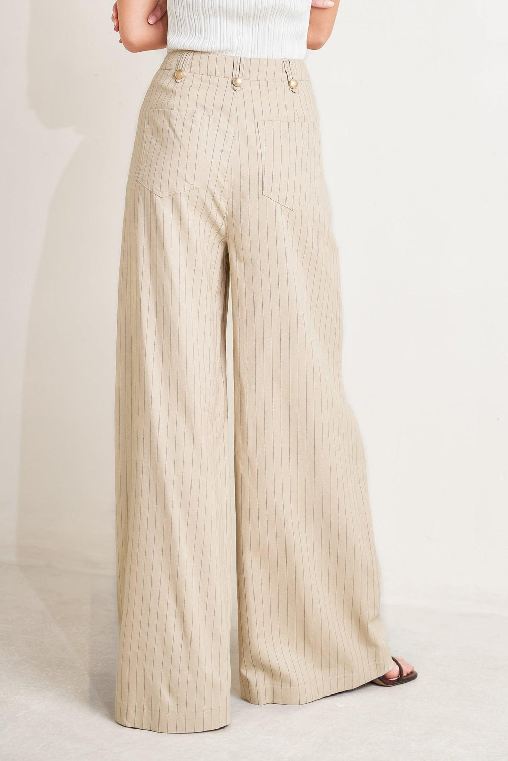 The Boardroom Edit Woven Pants from KADOU Boutique