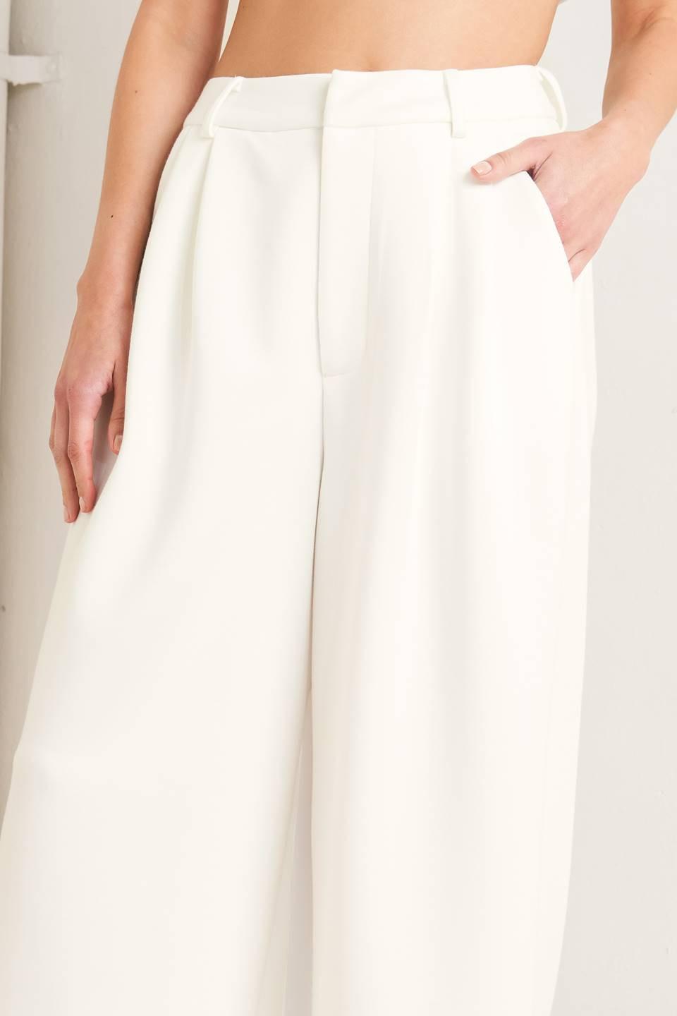 Pure Elegance Woven Pants from KADOU Boutique