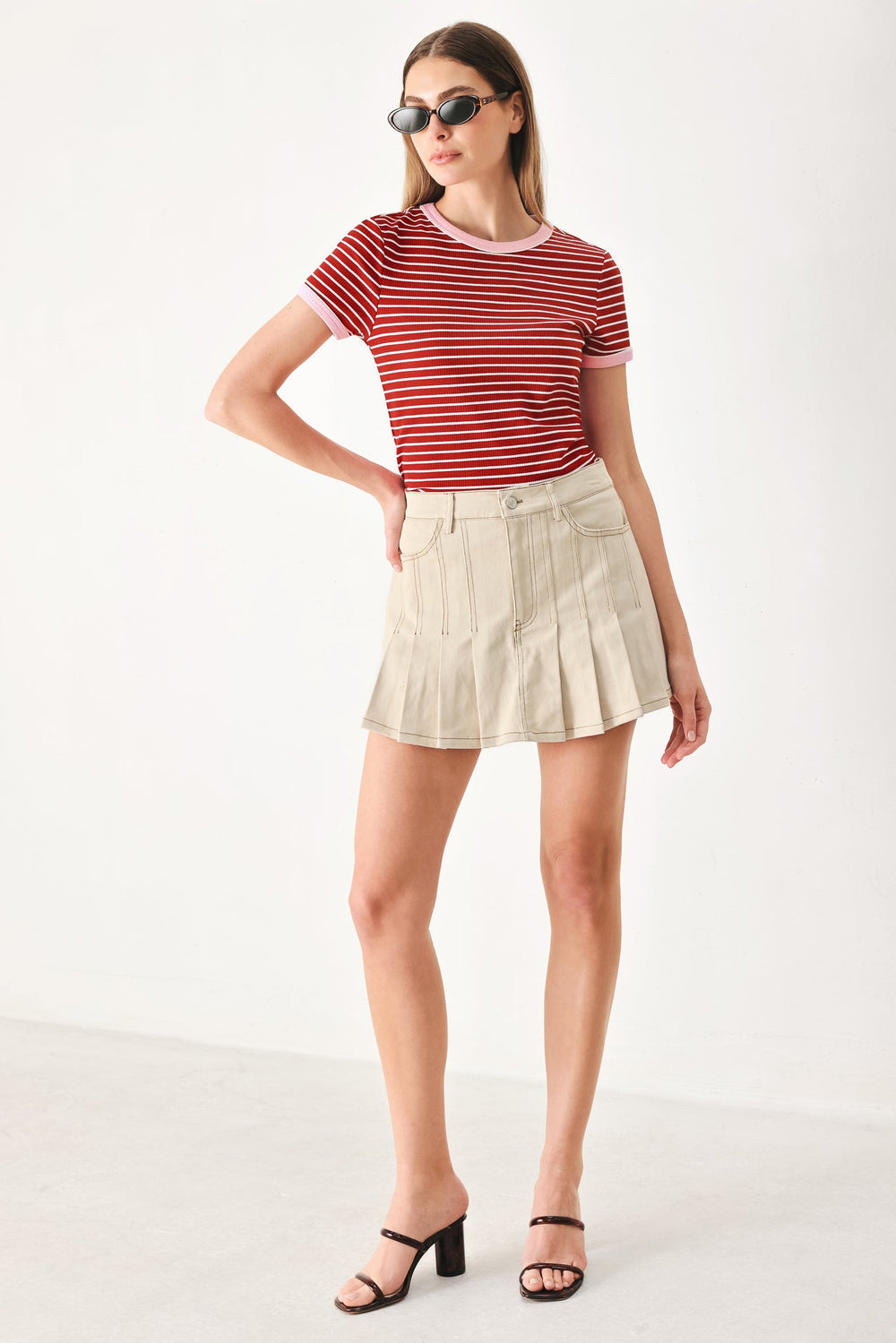 Soft Power Woven Skort from KADOU Boutique