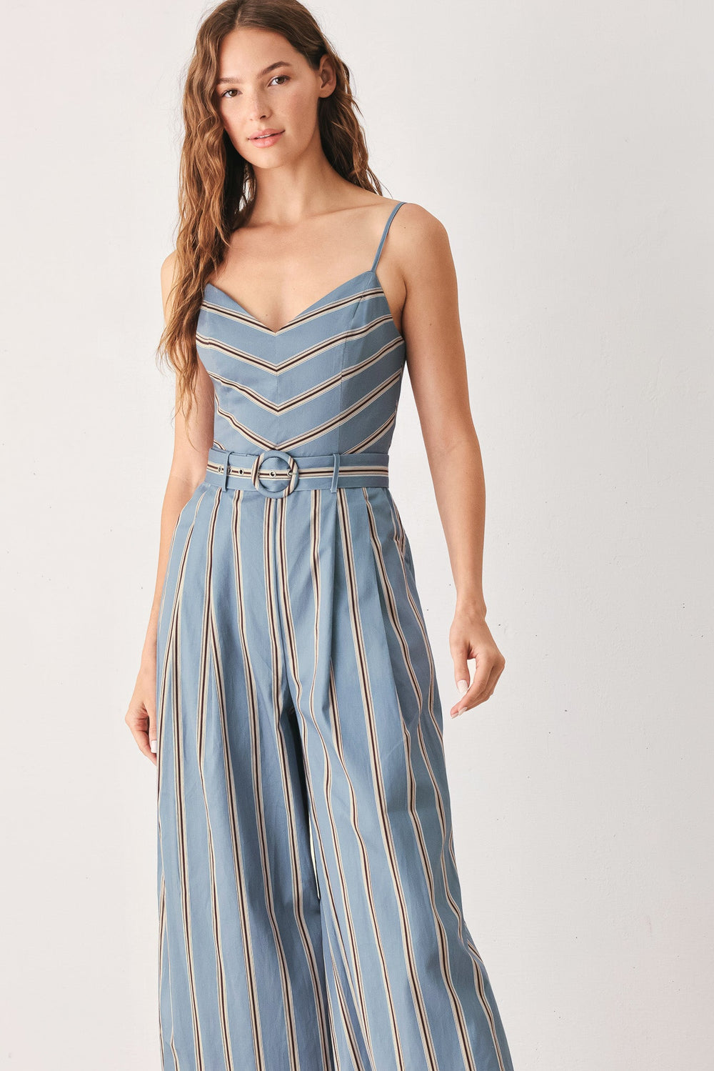 Hampton Stripe Woven Jumpsuit from KADOU Boutique