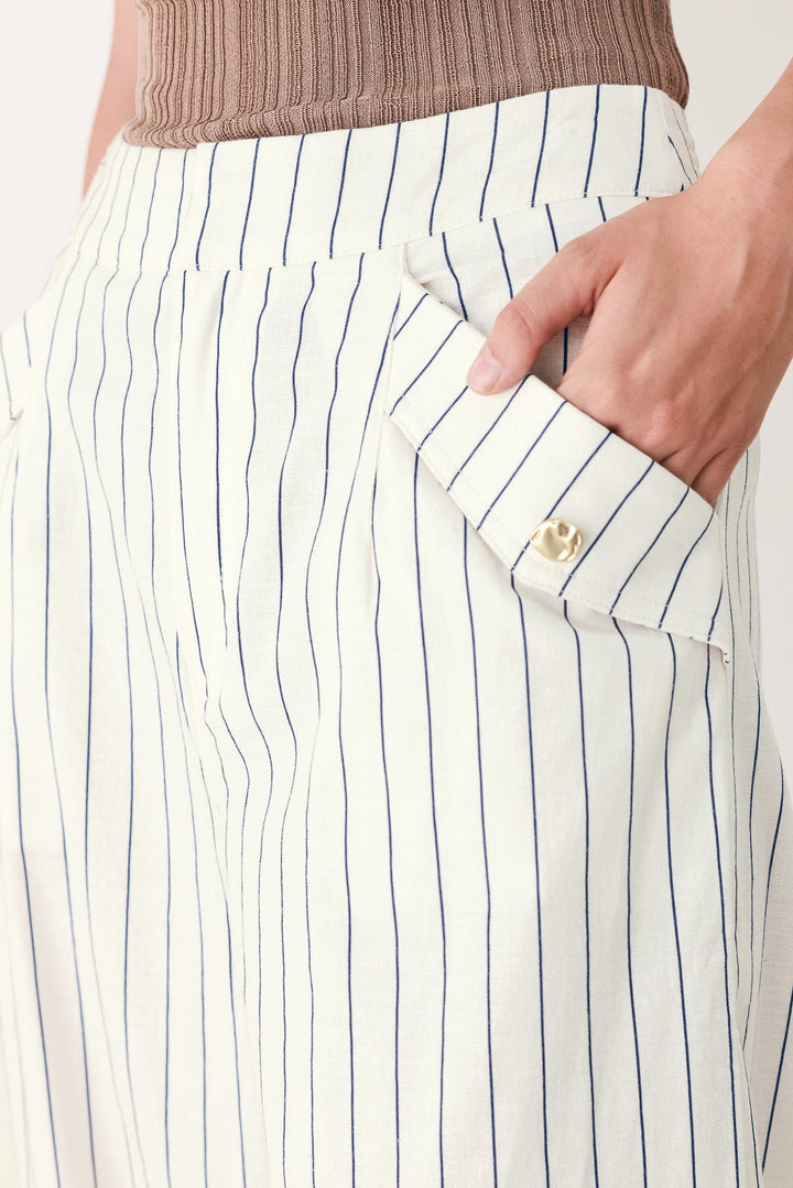 Sutton Stripe Woven Pants from KADOU Boutique