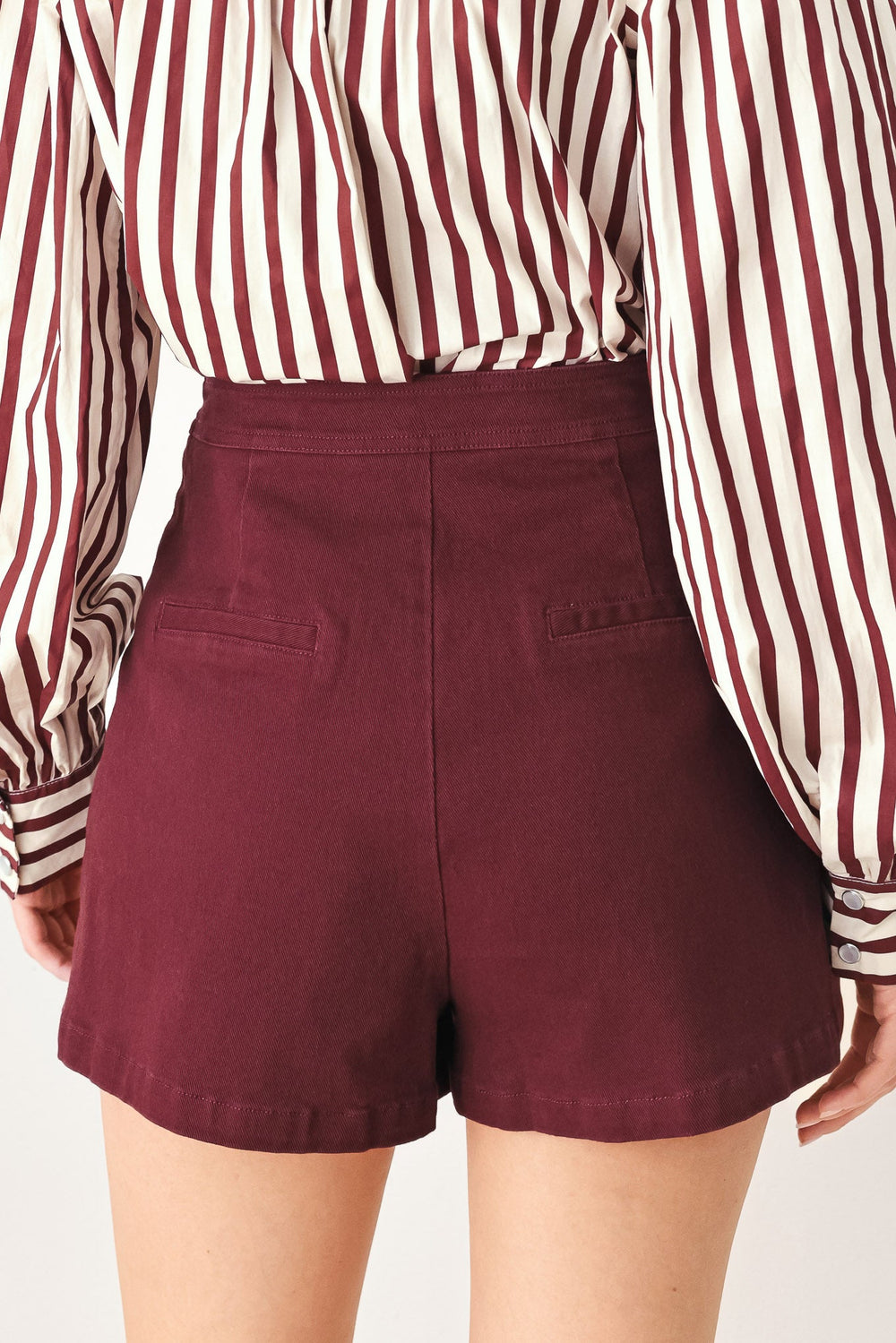 Merlot Ridge Woven Skort from KADOU Boutique