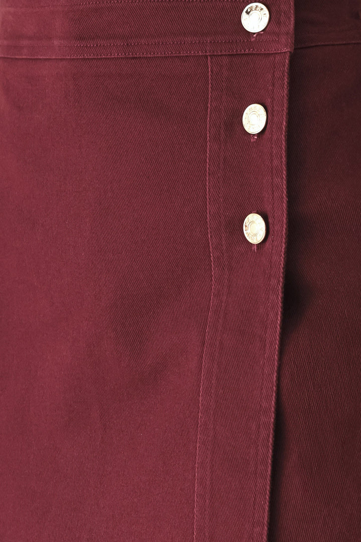 MERLOT RIDGE WOVEN SKORT