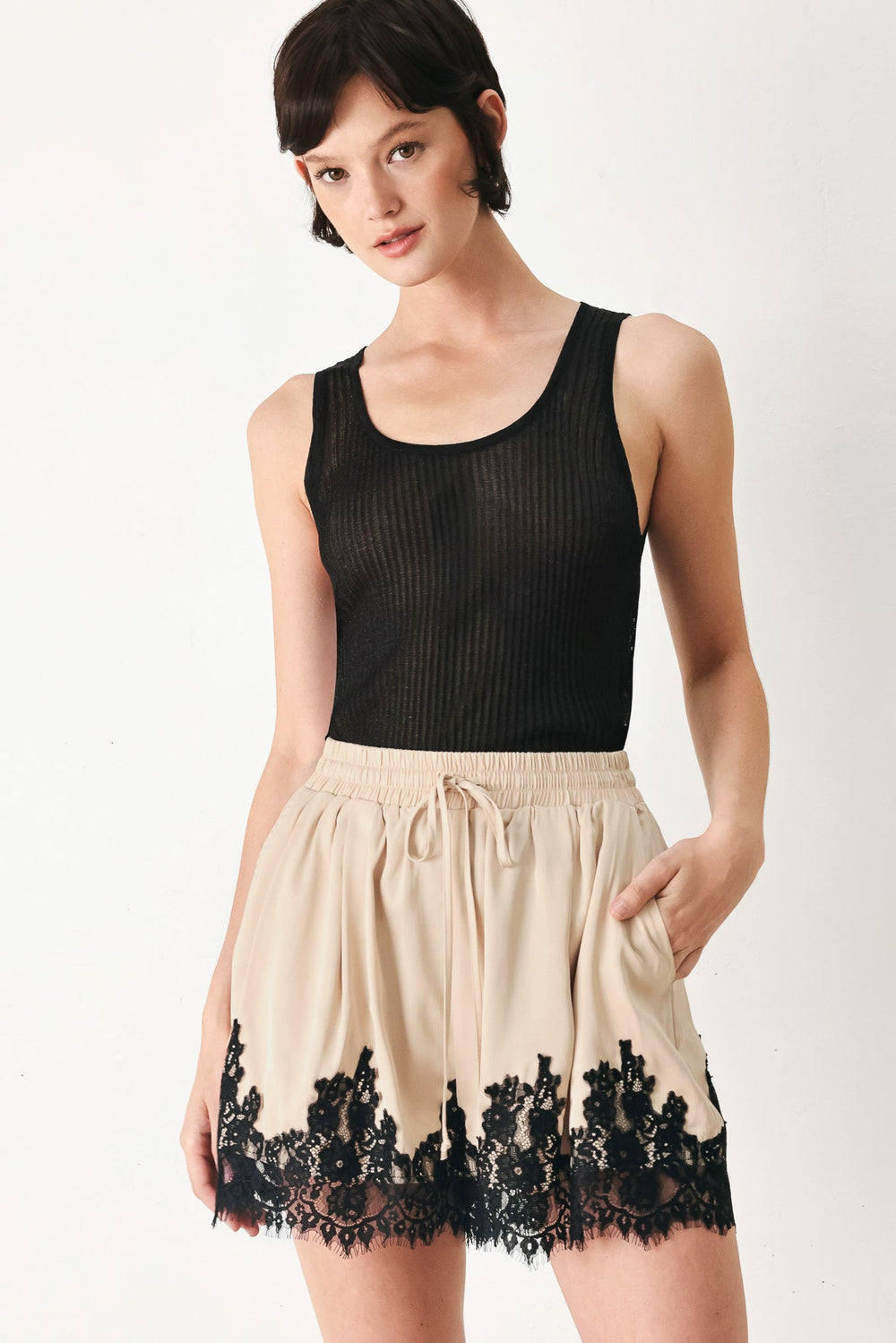 Rodeo Romance Woven Shorts from KADOU Boutique