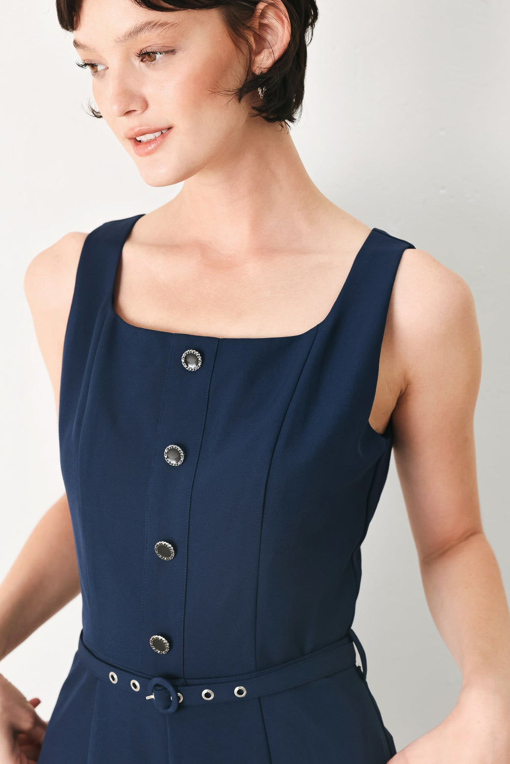 After Hours Elegance Woven Jumpsuit from KADOU Boutique