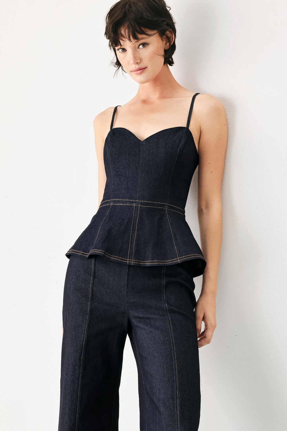 Midnight Riviera Denim Jumpsuit from KADOU Boutique
