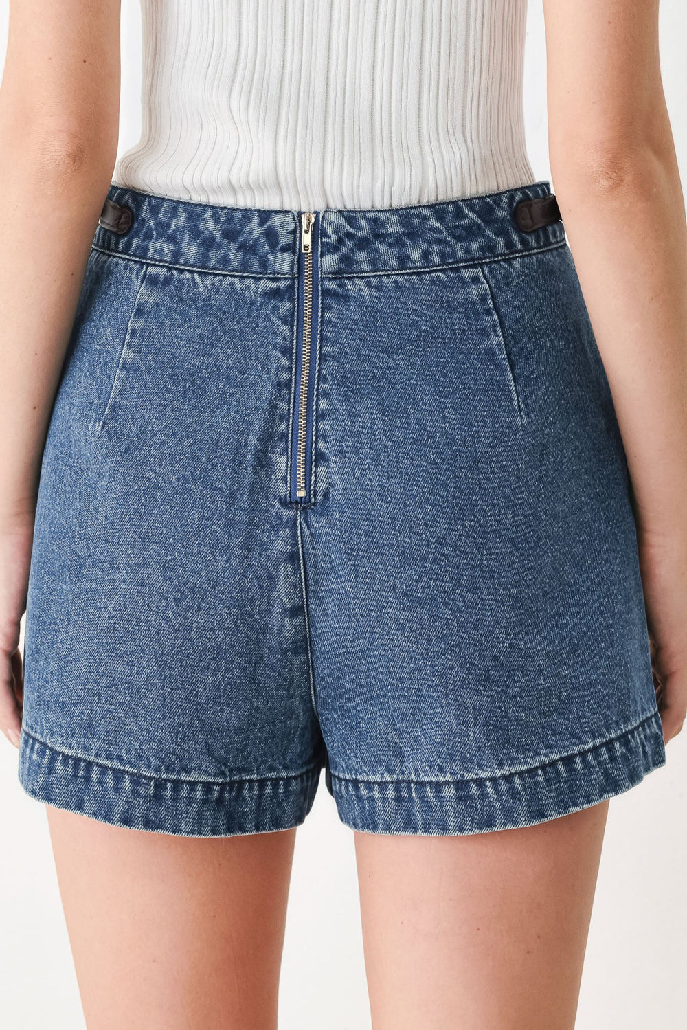 Vintage Denim Rendezvous Denim Skort from KADOU Boutique
