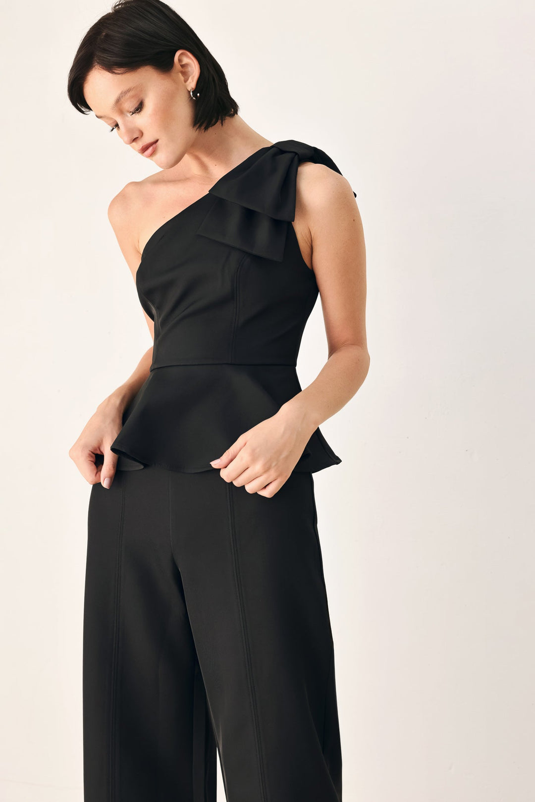 All Eyes On You Bow Wide Leg Jumpsuit from KADOU Boutique
