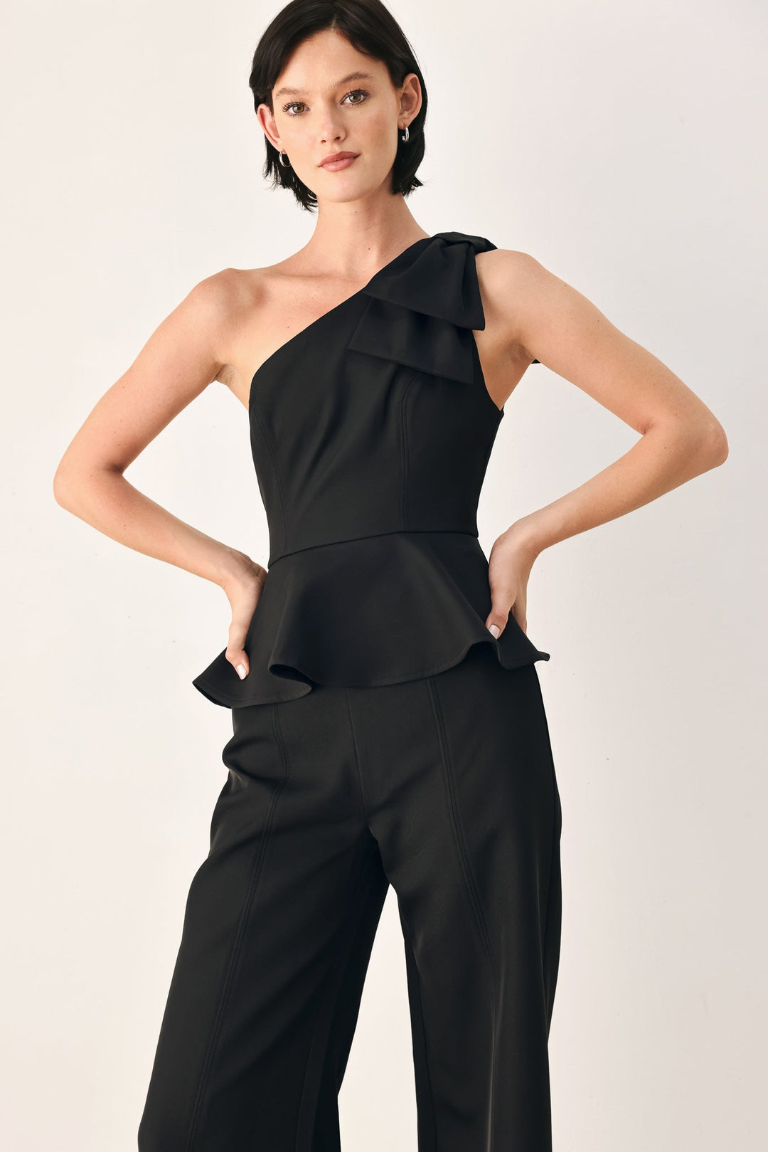 All Eyes On You Bow Wide Leg Jumpsuit from KADOU Boutique