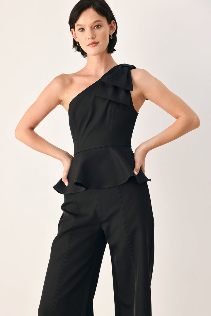 All Eyes On You Bow Wide Leg Jumpsuit from KADOU Boutique