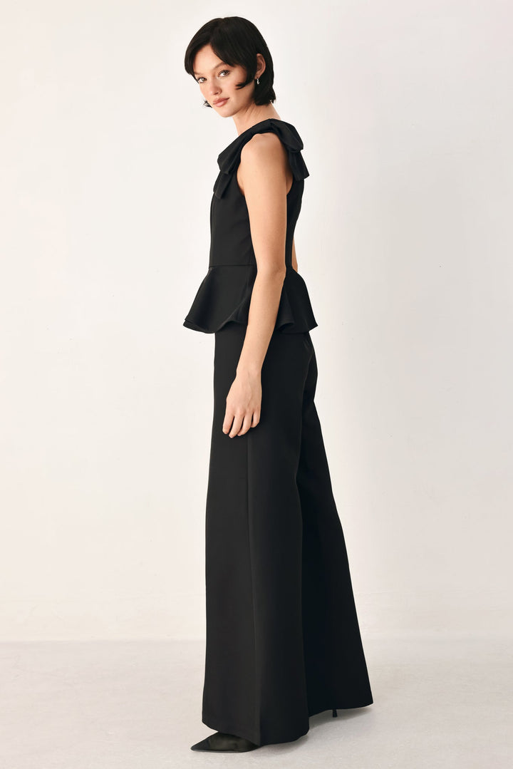 All Eyes On You Bow Wide Leg Jumpsuit from KADOU Boutique