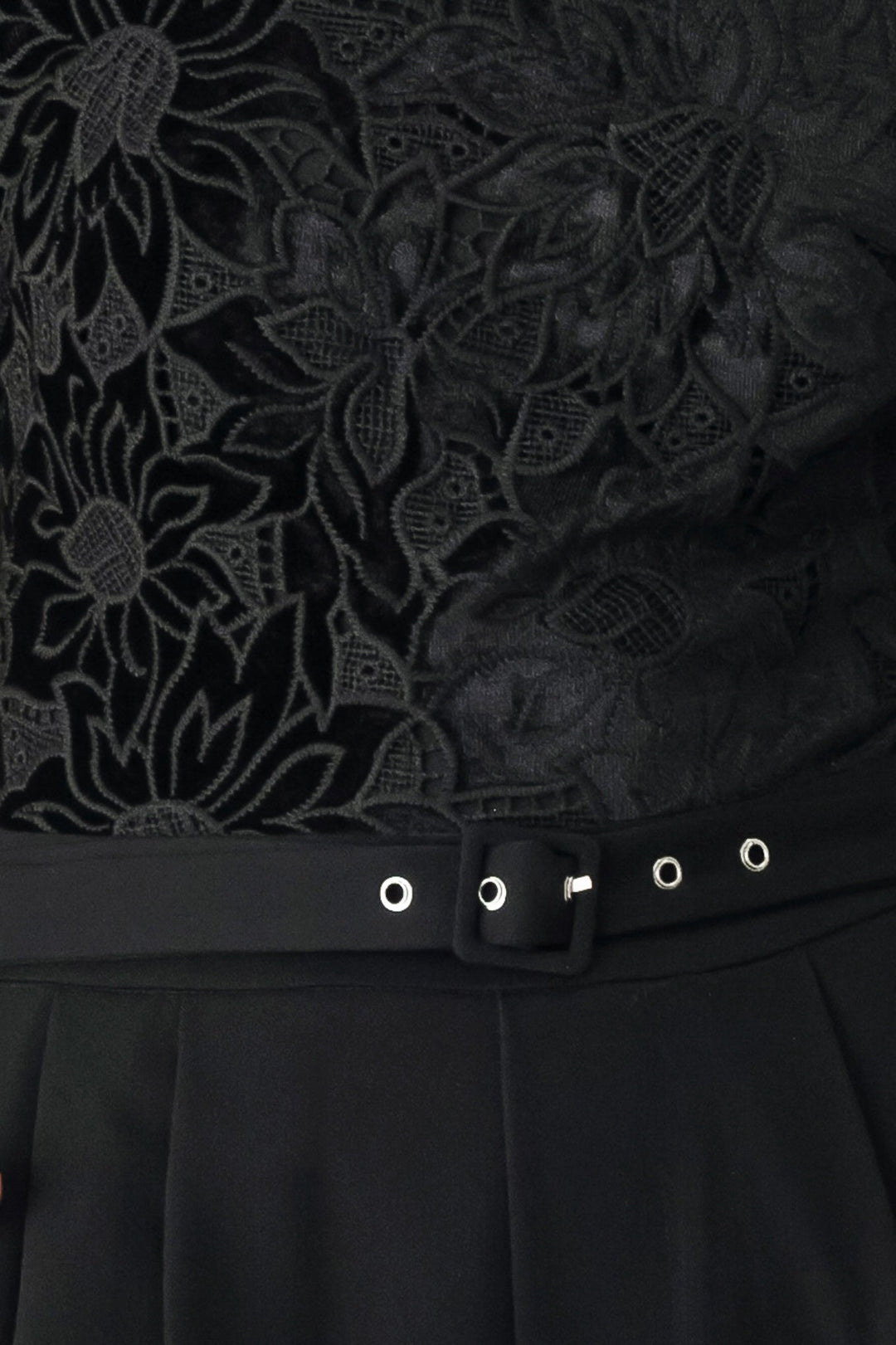 AFTER DARK LACE WIDE LEG JUMPSUIT