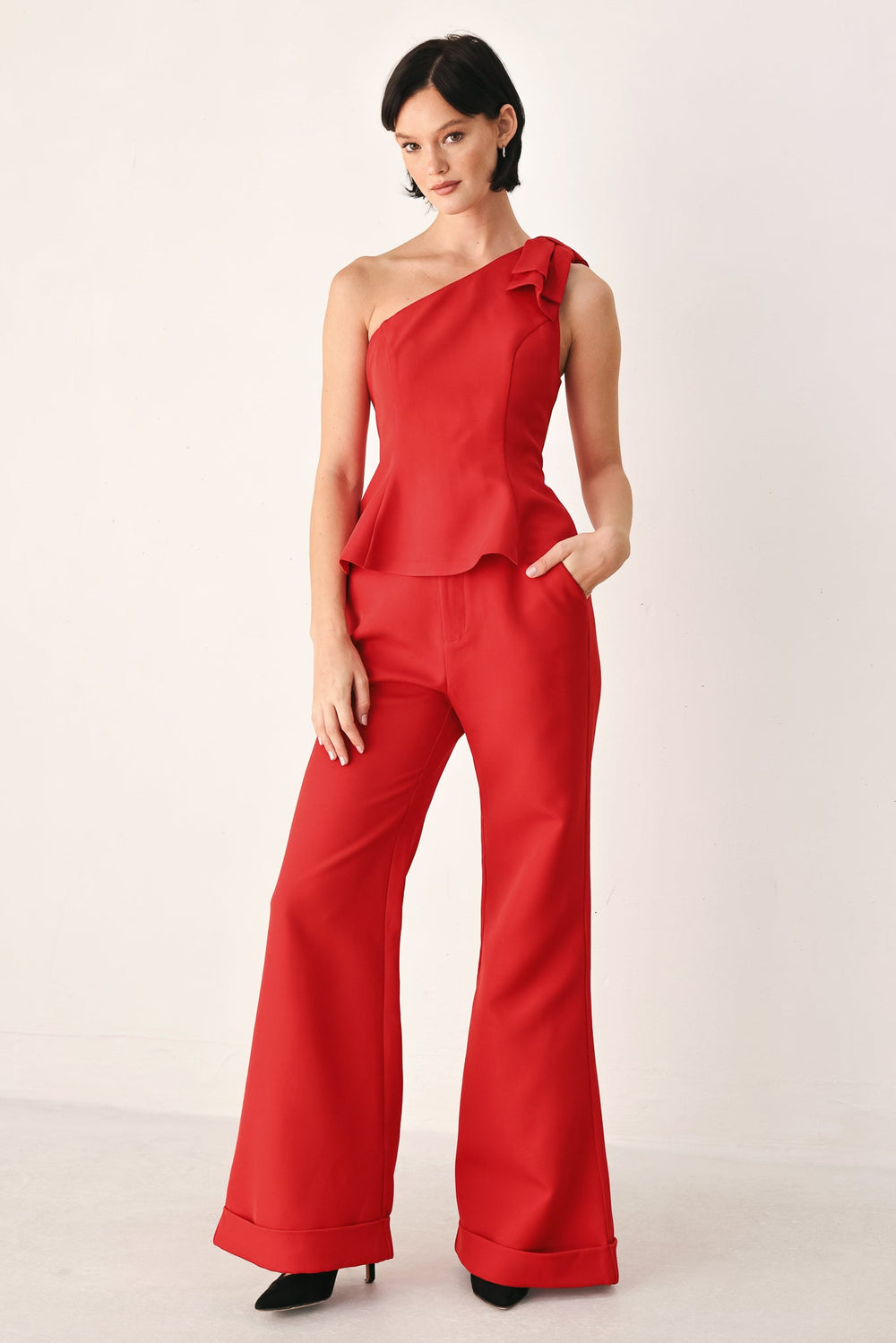 Make an Entrance Flare Pants from KADOU Boutique