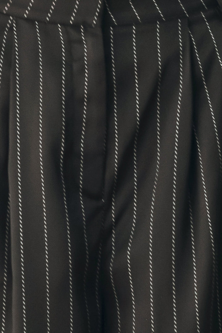 CITY AFTER DARK STRIPED WIDE LEG PANTS