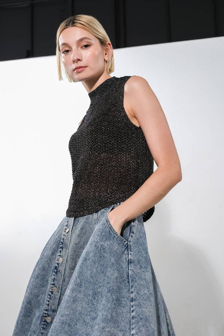 Blissful Sunshine Sweater Top from KADOU Boutique