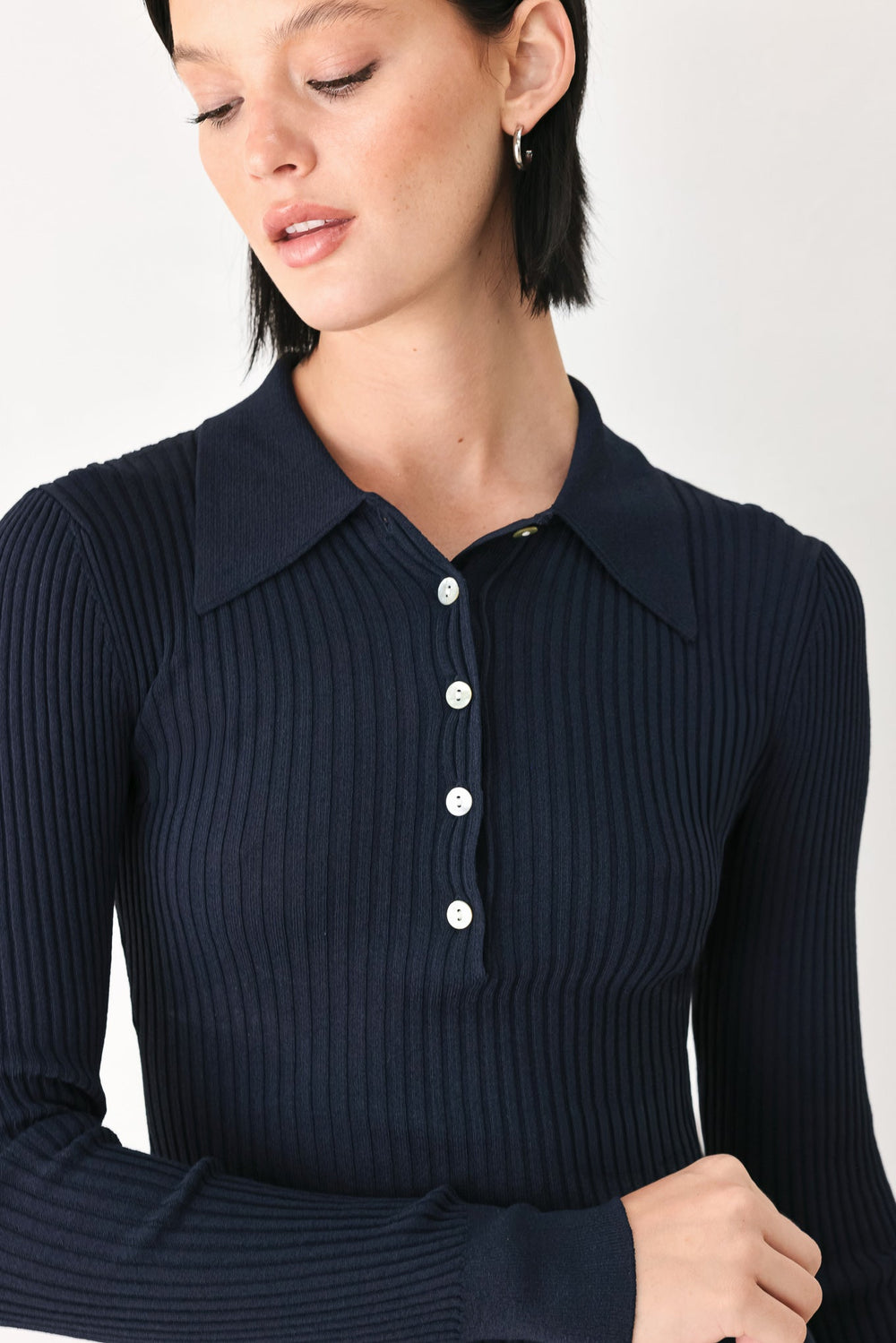 I'll Think About Polo Top from KADOU Boutique
