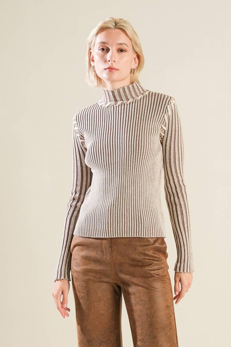 Candid Love Sweater Top from KADOU Boutique