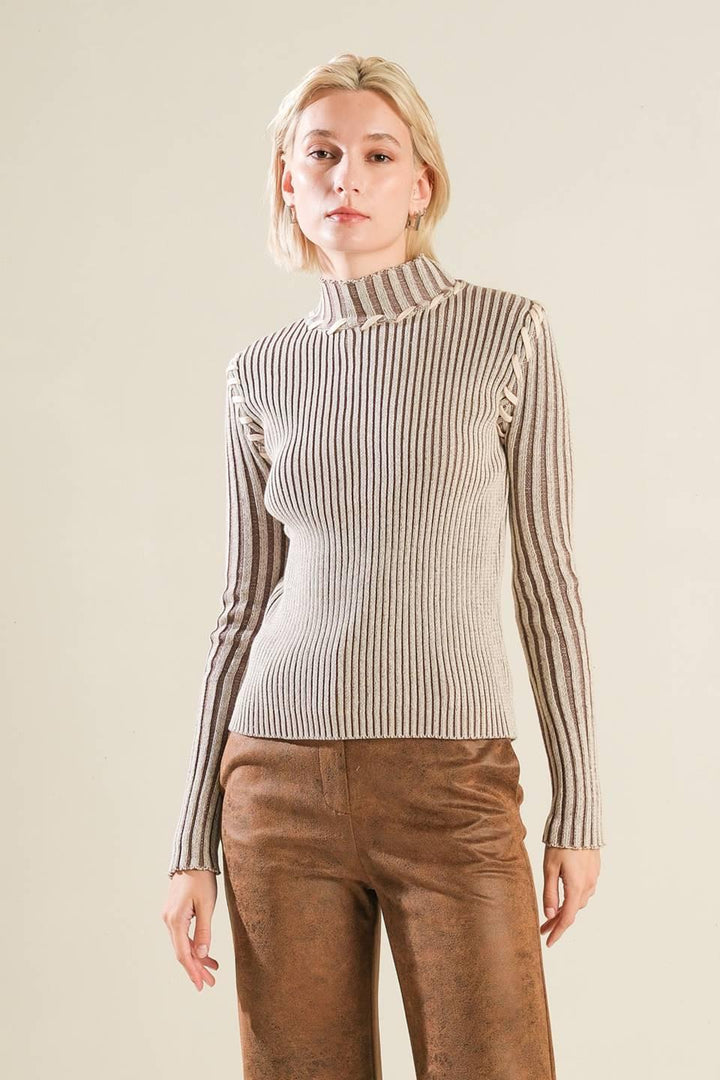 Candid Love Sweater Top from KADOU Boutique