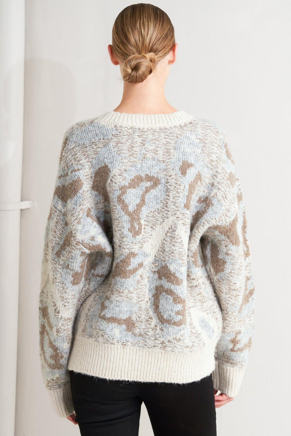 Prominent Charm Pullover Sweater Top from KADOU Boutique
