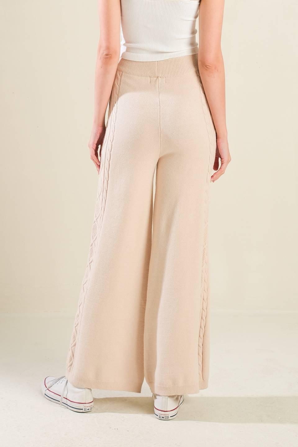 Hold Your Gaze Sweater Knit Pants from KADOU Boutique