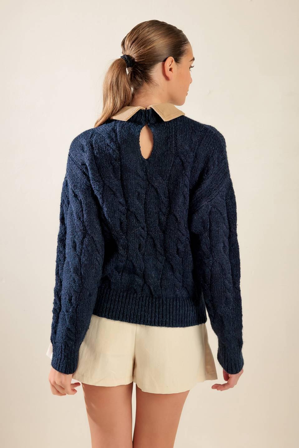 Totally Smitten Pullover Sweater Top from KADOU Boutique