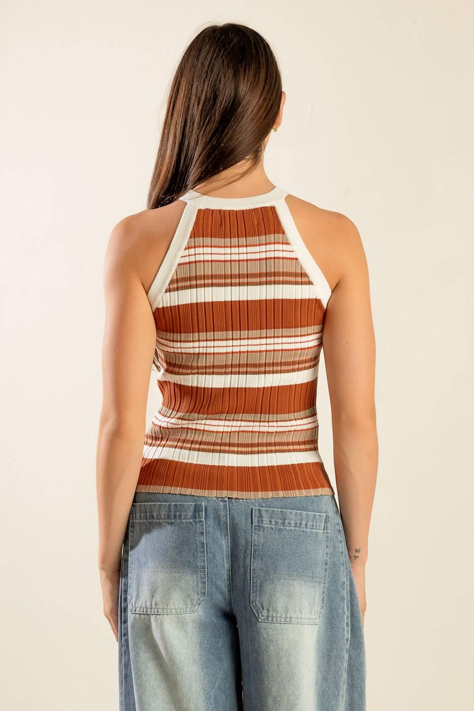 Anytime Now Sweater Knit Top from KADOU Boutique