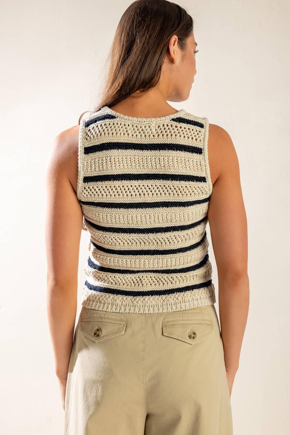 Into the Natural Sweater Knit Vest from KADOU Boutique