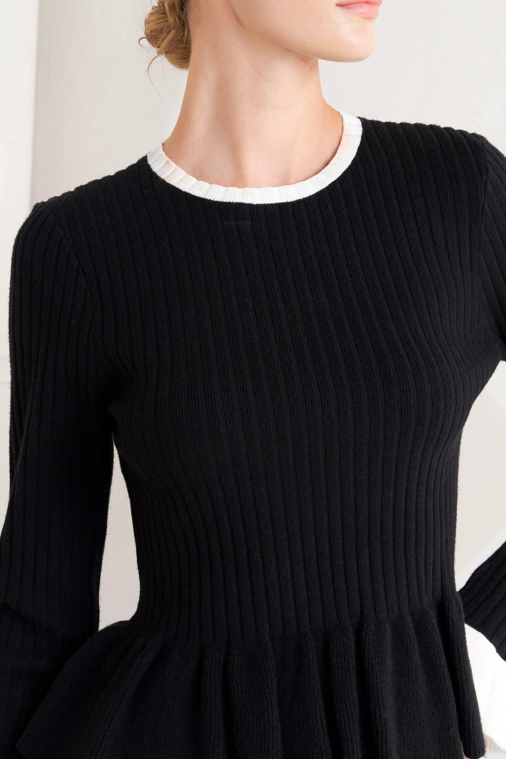 Delicate Edge Sweater Knit Top from KADOU Boutique