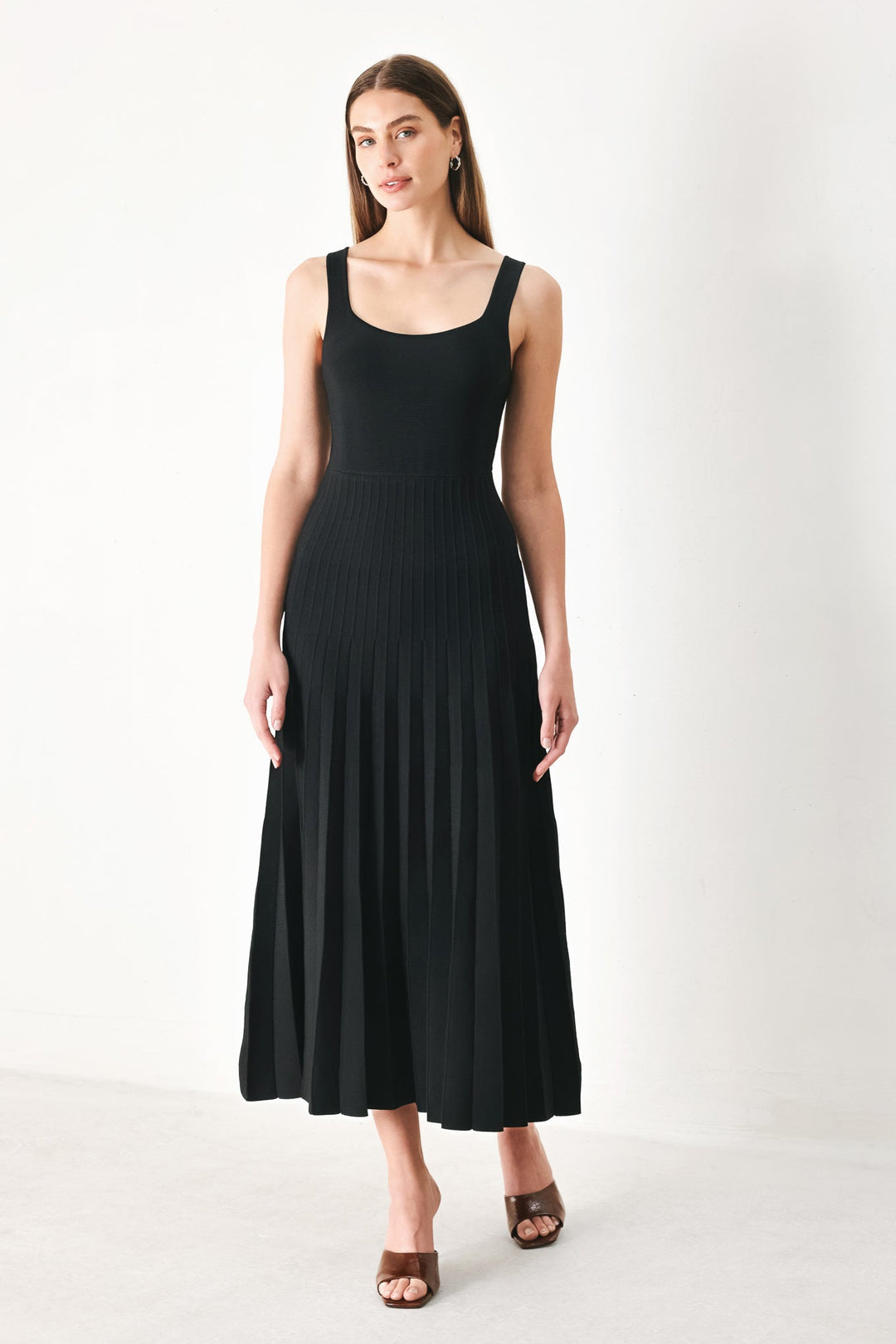 Mono Form Sweater Knit Midi Dress from KADOU Boutique