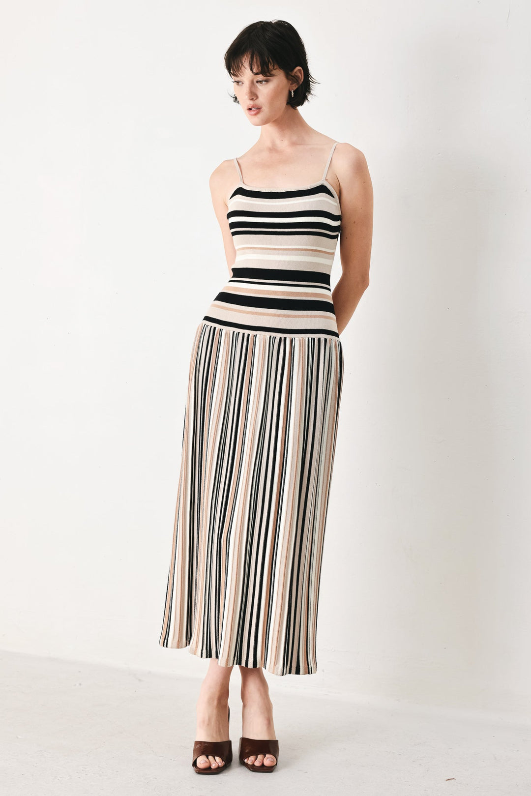 Festival Frequency Sweater Knit Midi Dress from KADOU Boutique