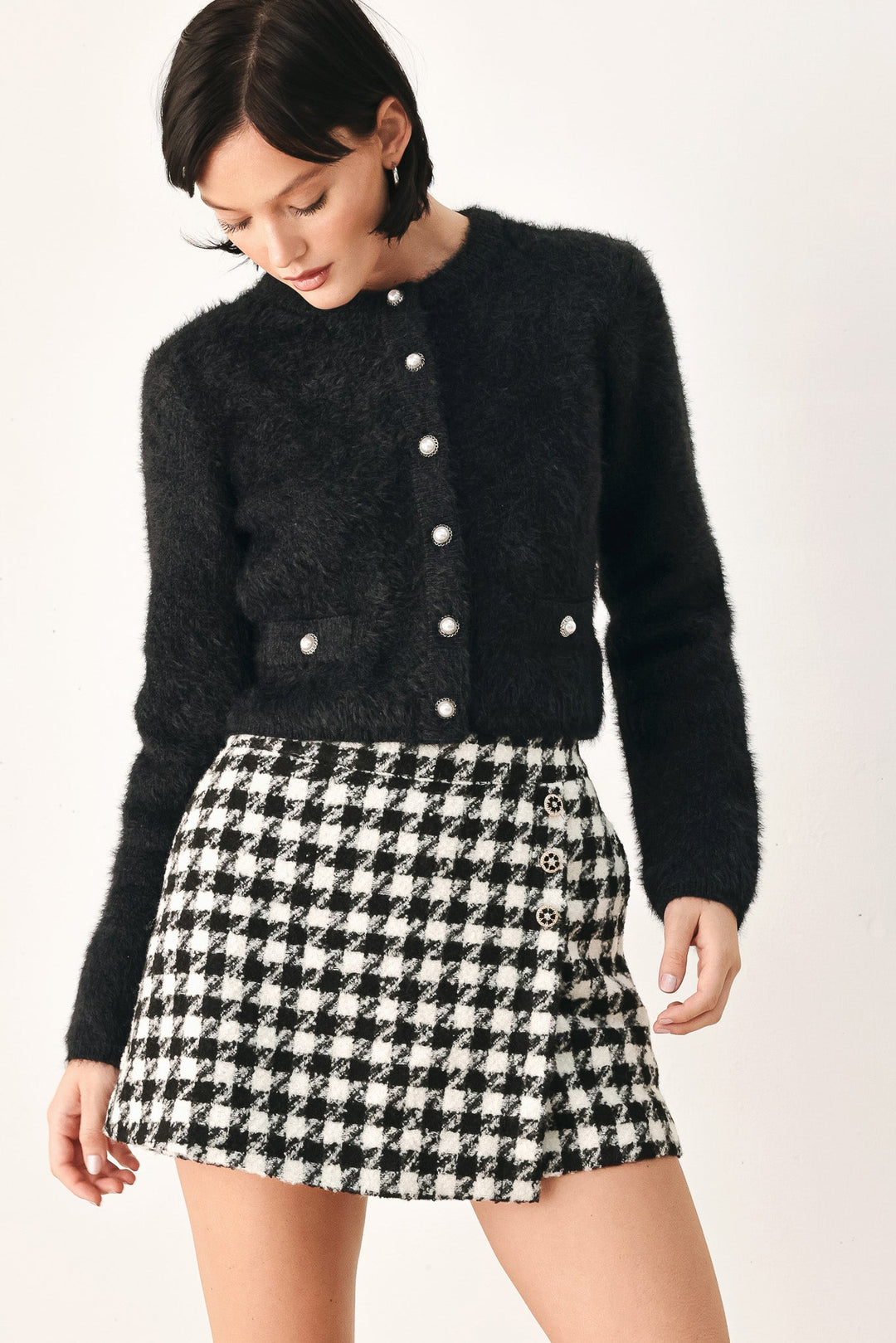 Polished Moments Cropped Cardigan from KADOU Boutique
