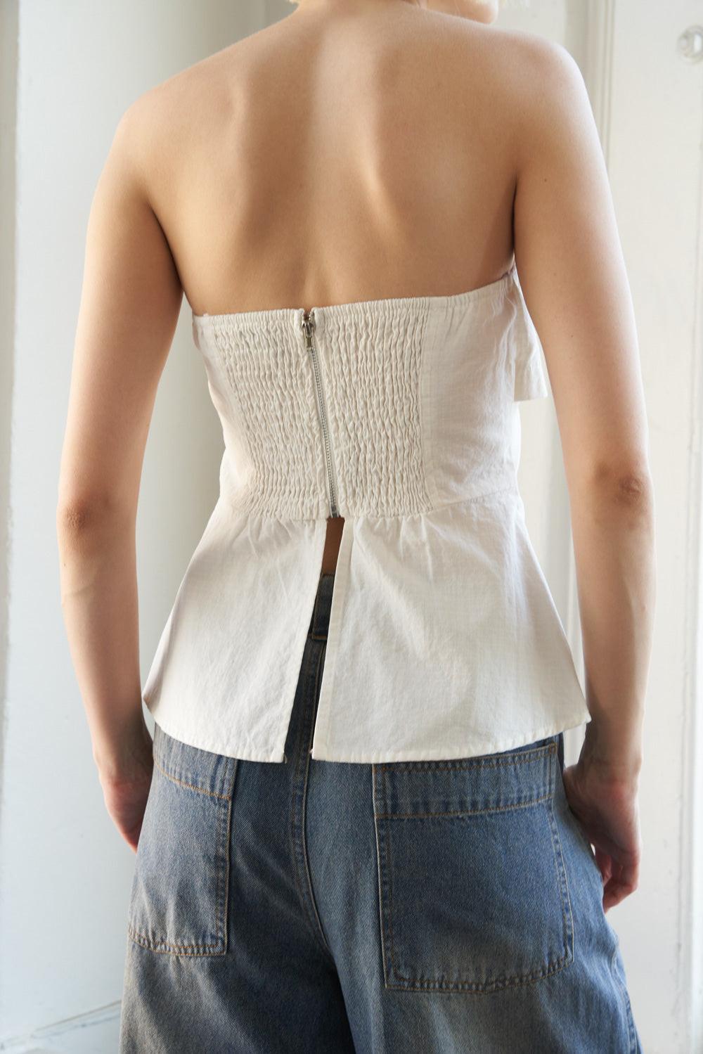 Longing and Love Woven Top from KADOU Boutique