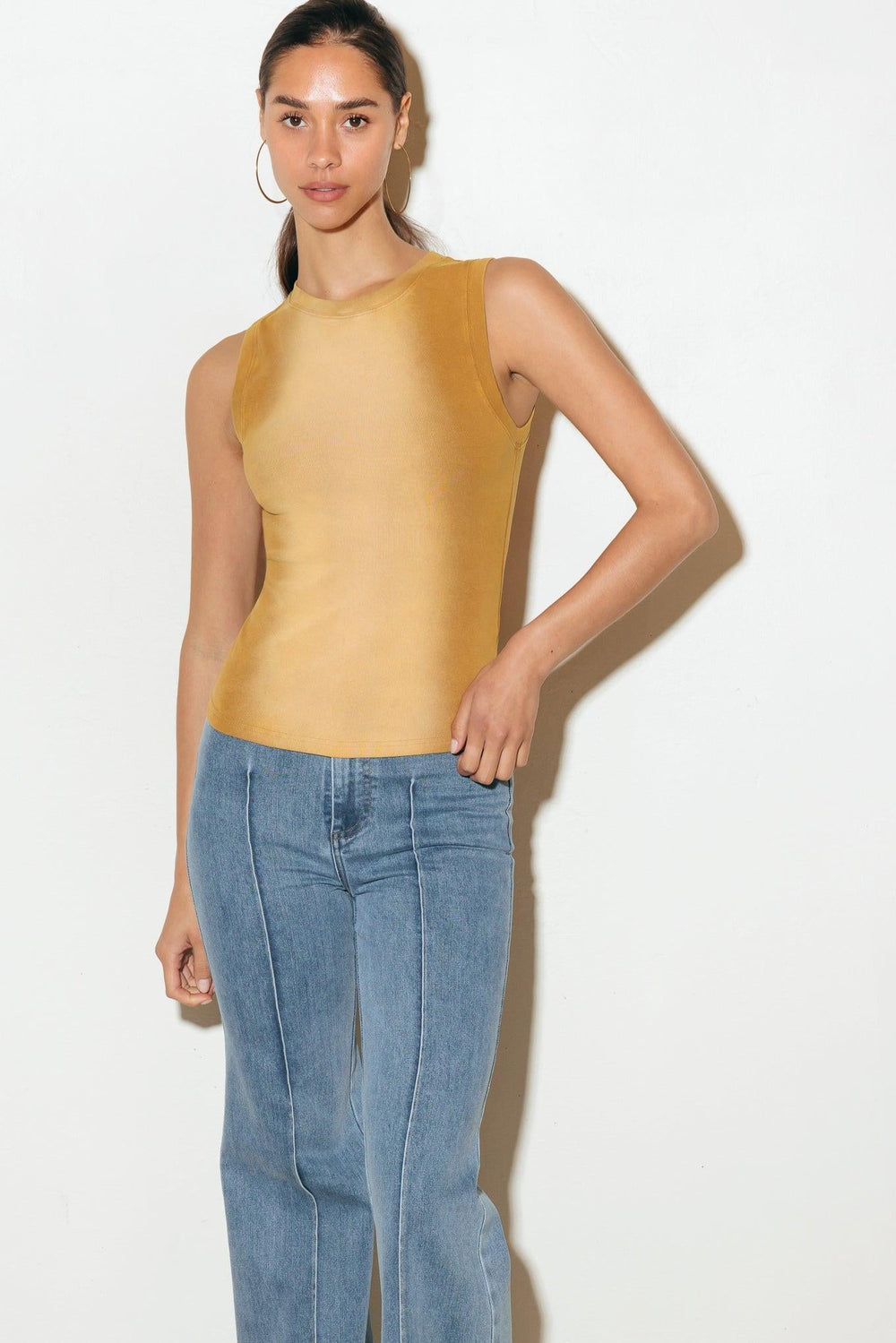 No One Prettier Knit Tank Top from KADOU Boutique