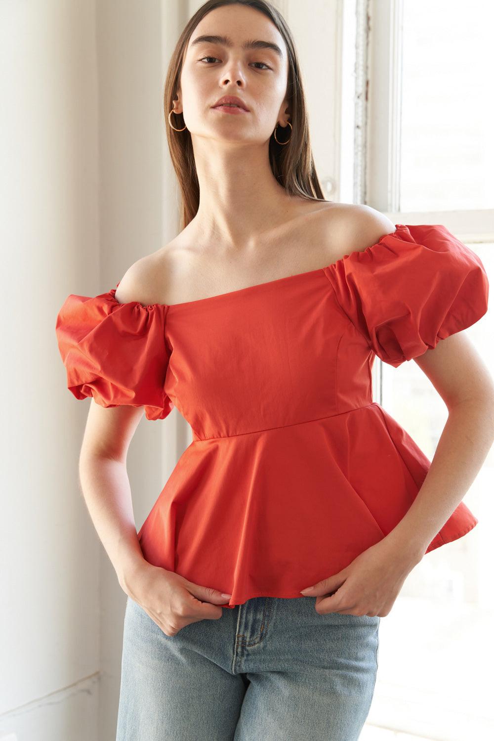 Stunning Glory Woven Top from KADOU Boutique