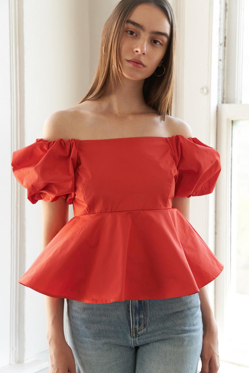 Stunning Glory Woven Top from KADOU Boutique
