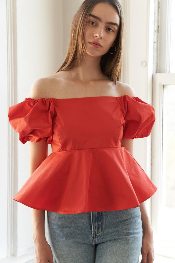 Stunning Glory Woven Top from KADOU Boutique