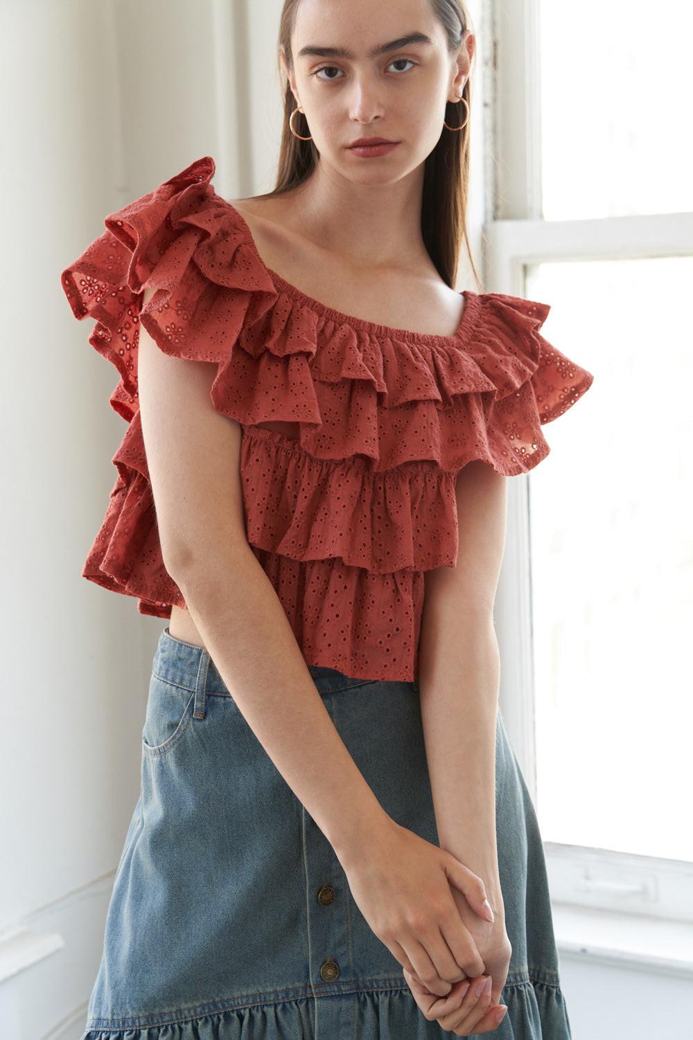 Lovely Existence Off Shoulder Top from KADOU Boutique