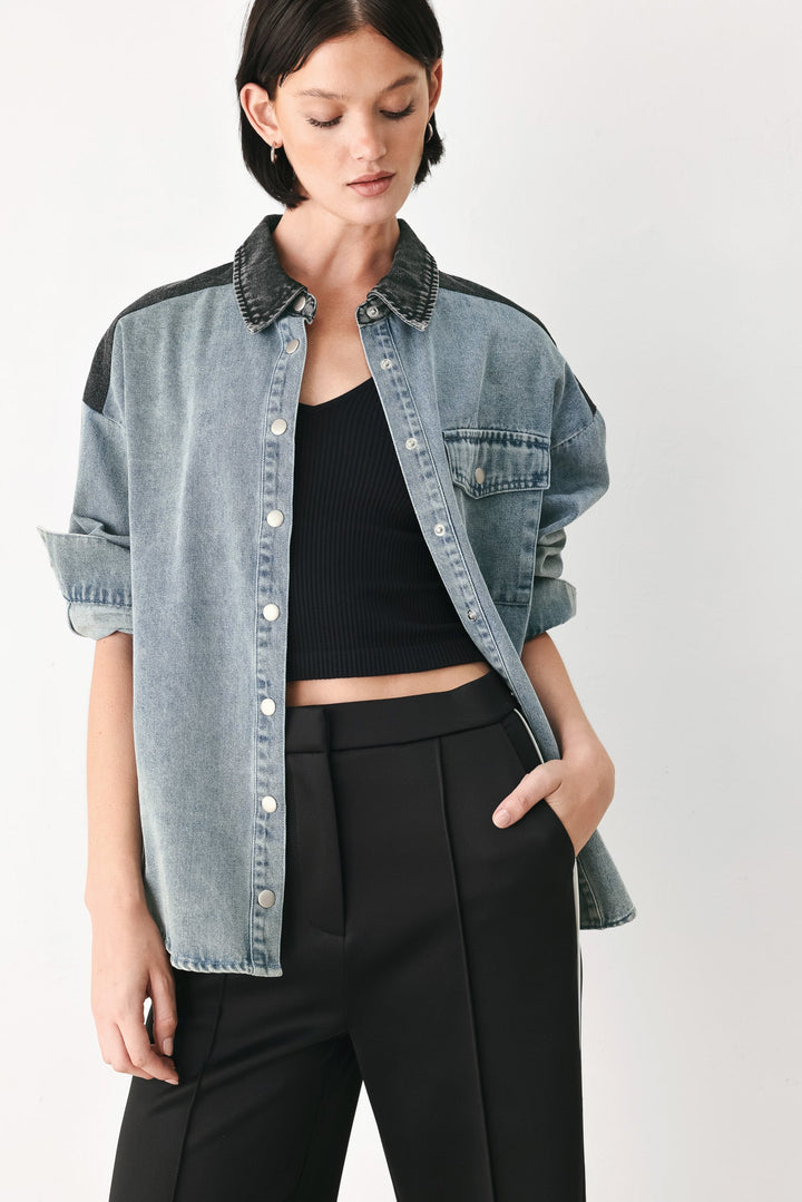 My Love for You Denim Shirt from KADOU Boutique
