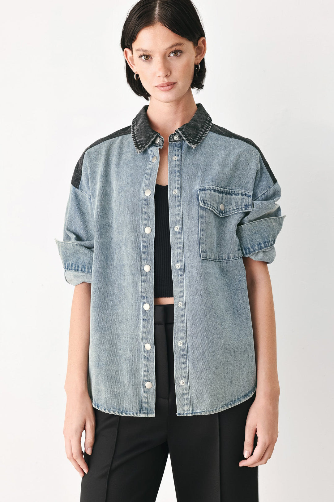 MY LOVE FOR YOU DENIM SHIRT