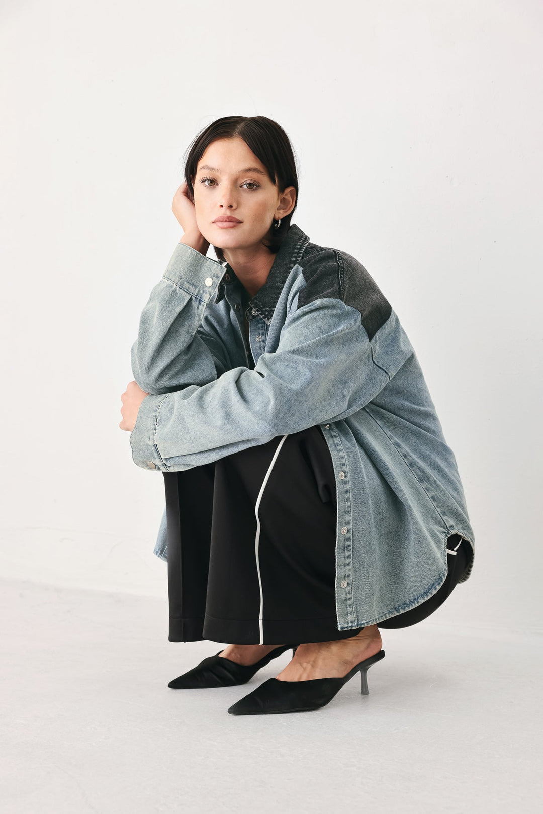 My Love for You Denim Shirt from KADOU Boutique