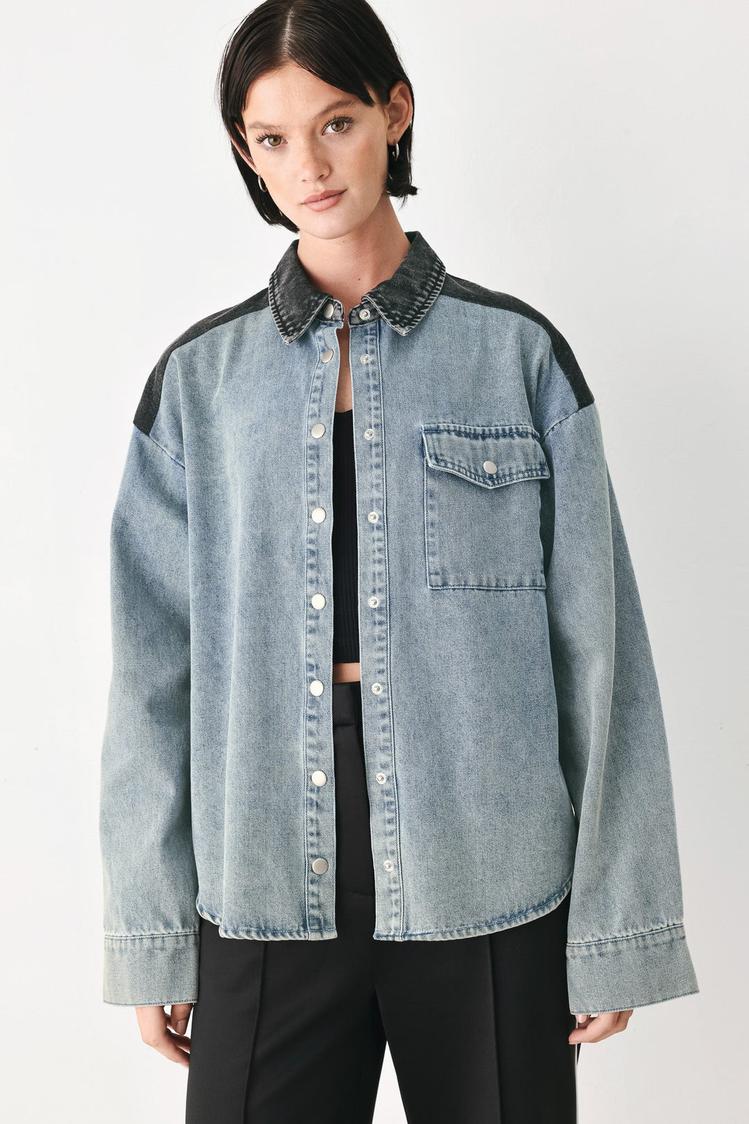 My Love for You Denim Shirt from KADOU Boutique