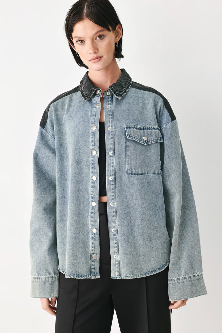 My Love for You Denim Shirt from KADOU Boutique