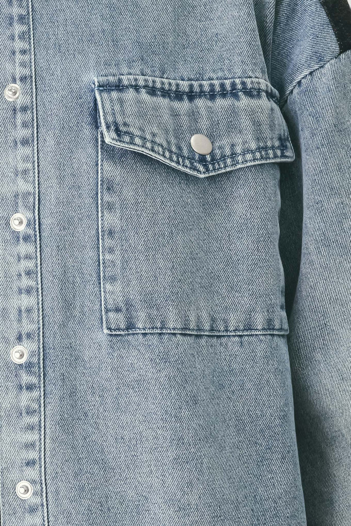 MY LOVE FOR YOU DENIM SHIRT