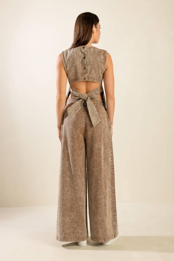 Safe to Say Twill Top from KADOU Boutique