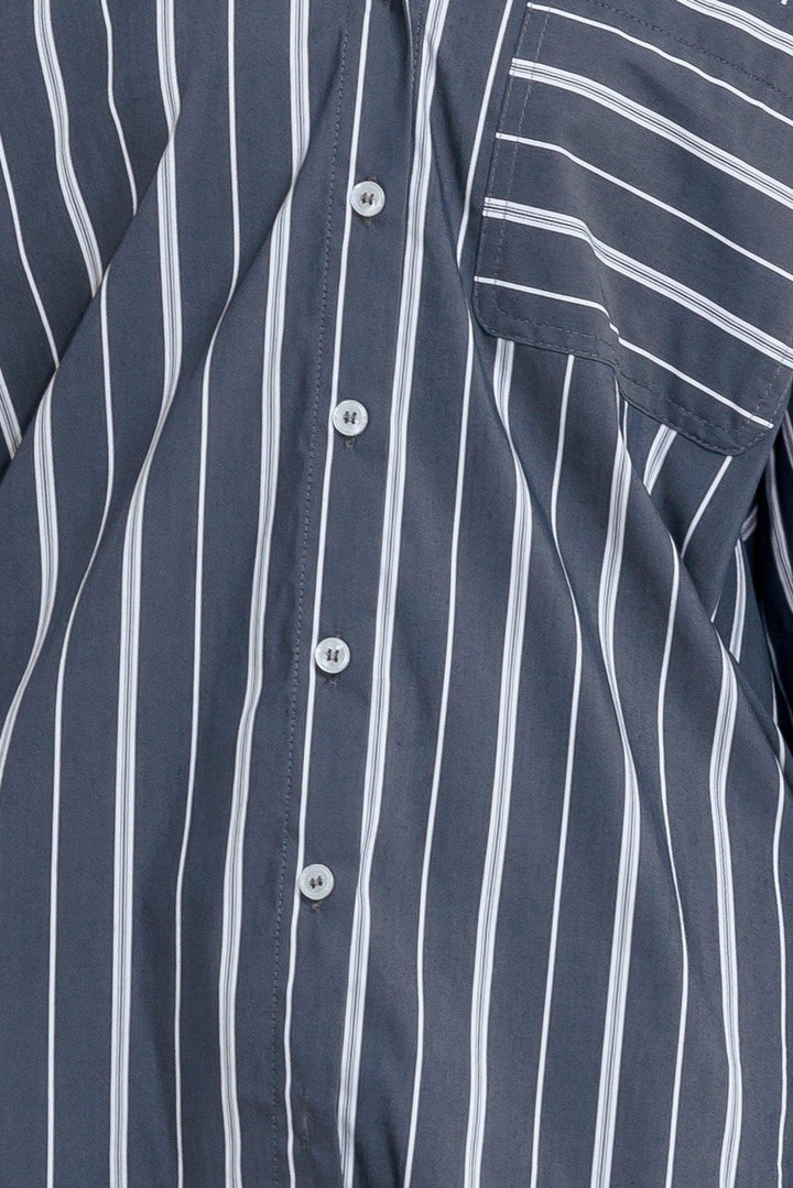 BEHIND THE GRIN WOVEN TOP