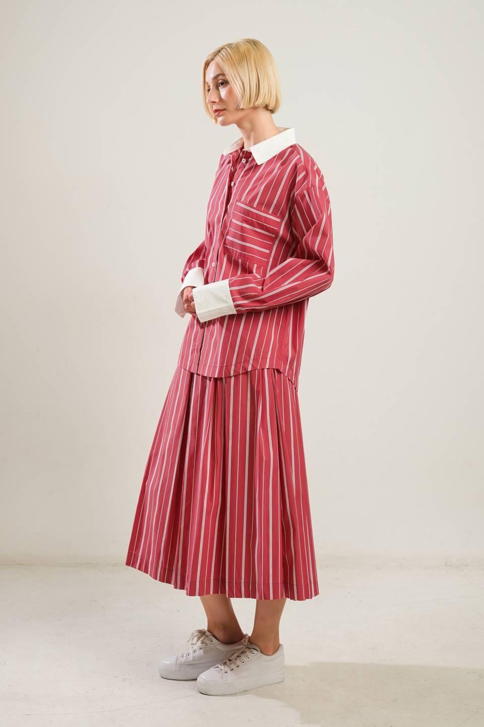 Behind the Grin Woven Top from KADOU Boutique